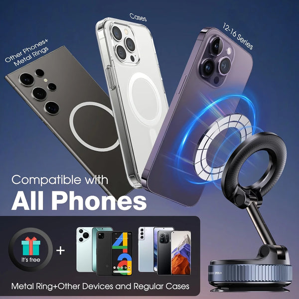 Pocket-Sized Magnetic Car Mount